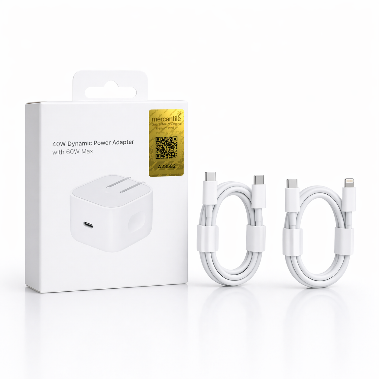 40W Power Adapter for Apple Devices with Original Cable – Fast, Safe & Efficient Charging